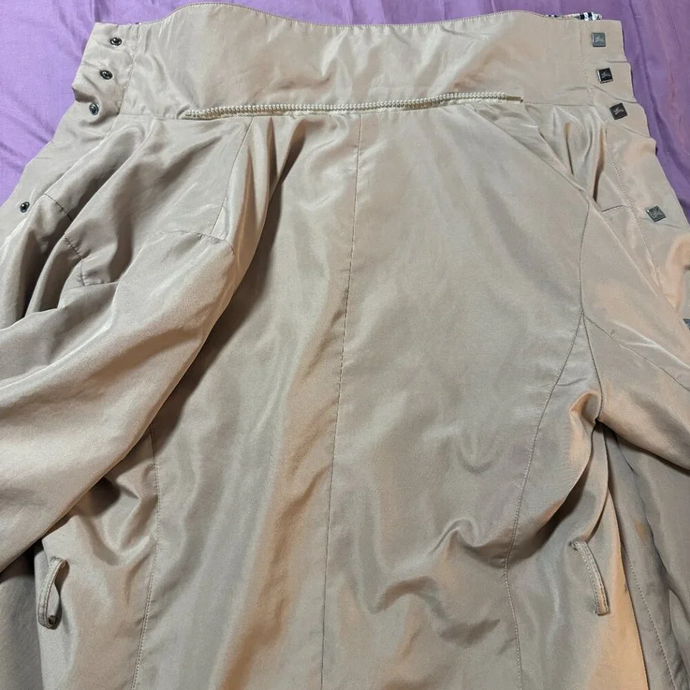 Vintage Burberry trench coat jacket w/Nova Check lining size Medium - READ - Picture 10 of 13